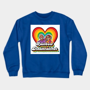 Rainbow Dreamcatcher Heart Logo Crewneck Sweatshirt